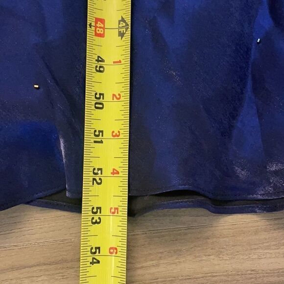 Cachet royal blue beaded evening gown, size 4 1580 - Picture 7 of 12